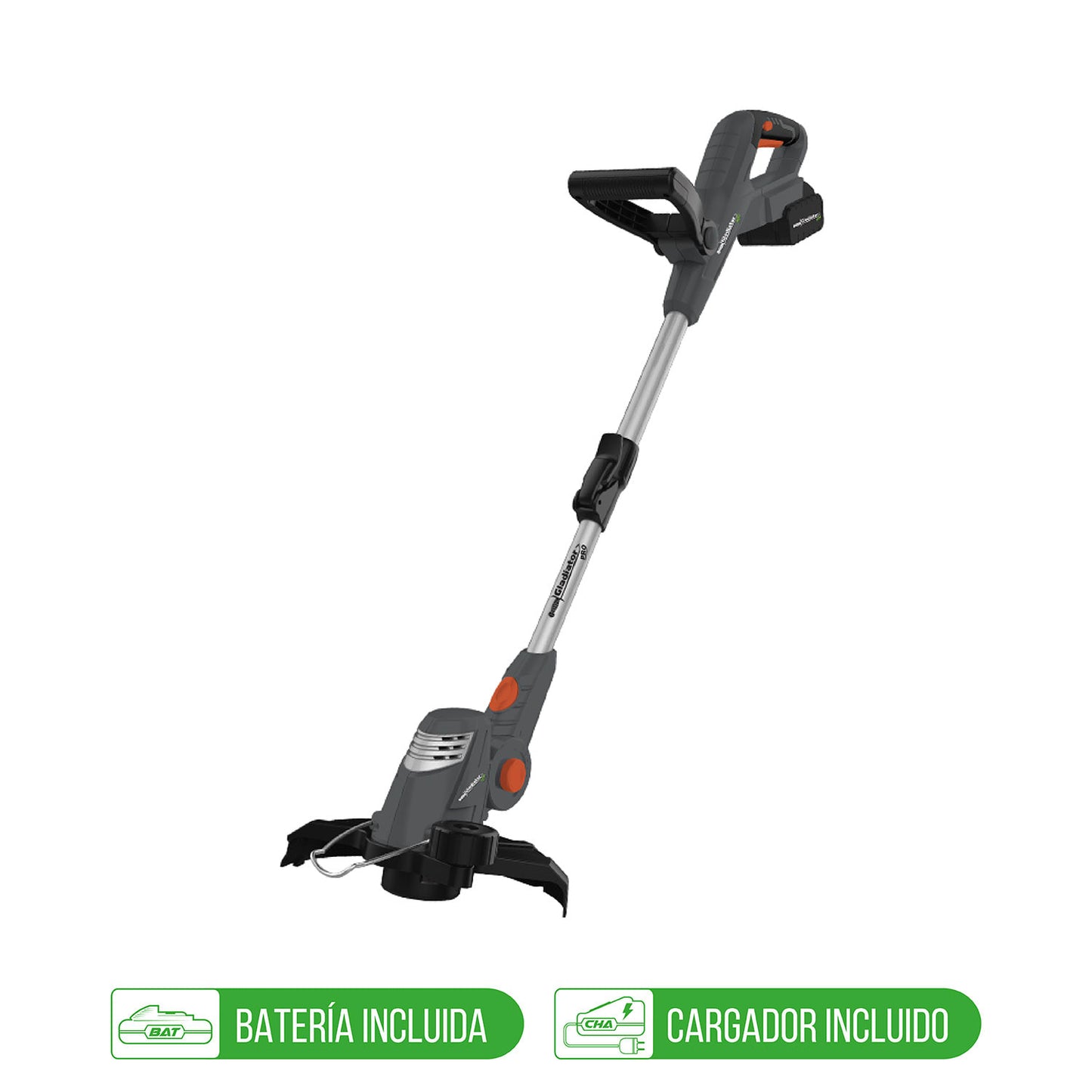 ORILLADORA INALAMBRICA 18V GLADIATOR + BATERIA + CARGADOR (BDR 812/18 B1)