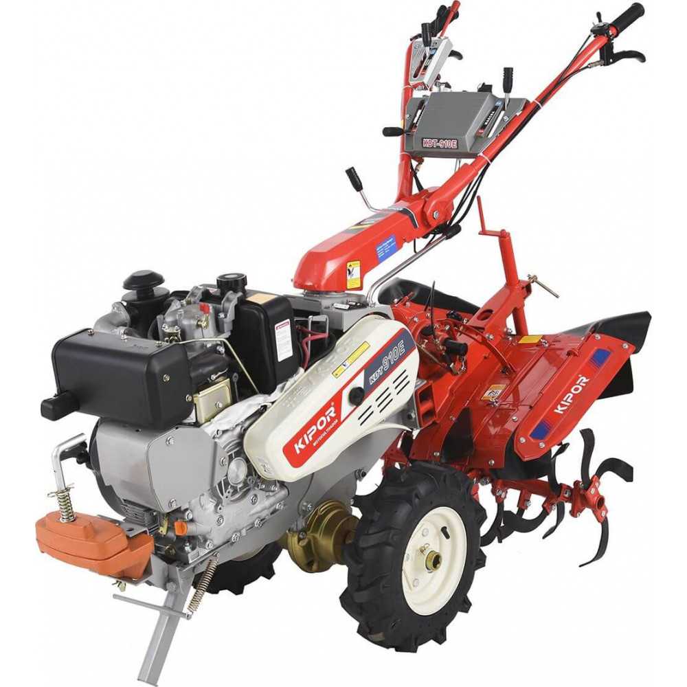 MOTOCULTIVADOR PARTIDA ELECTRICA DIESEL 10 HP Kipor (KDT910E)