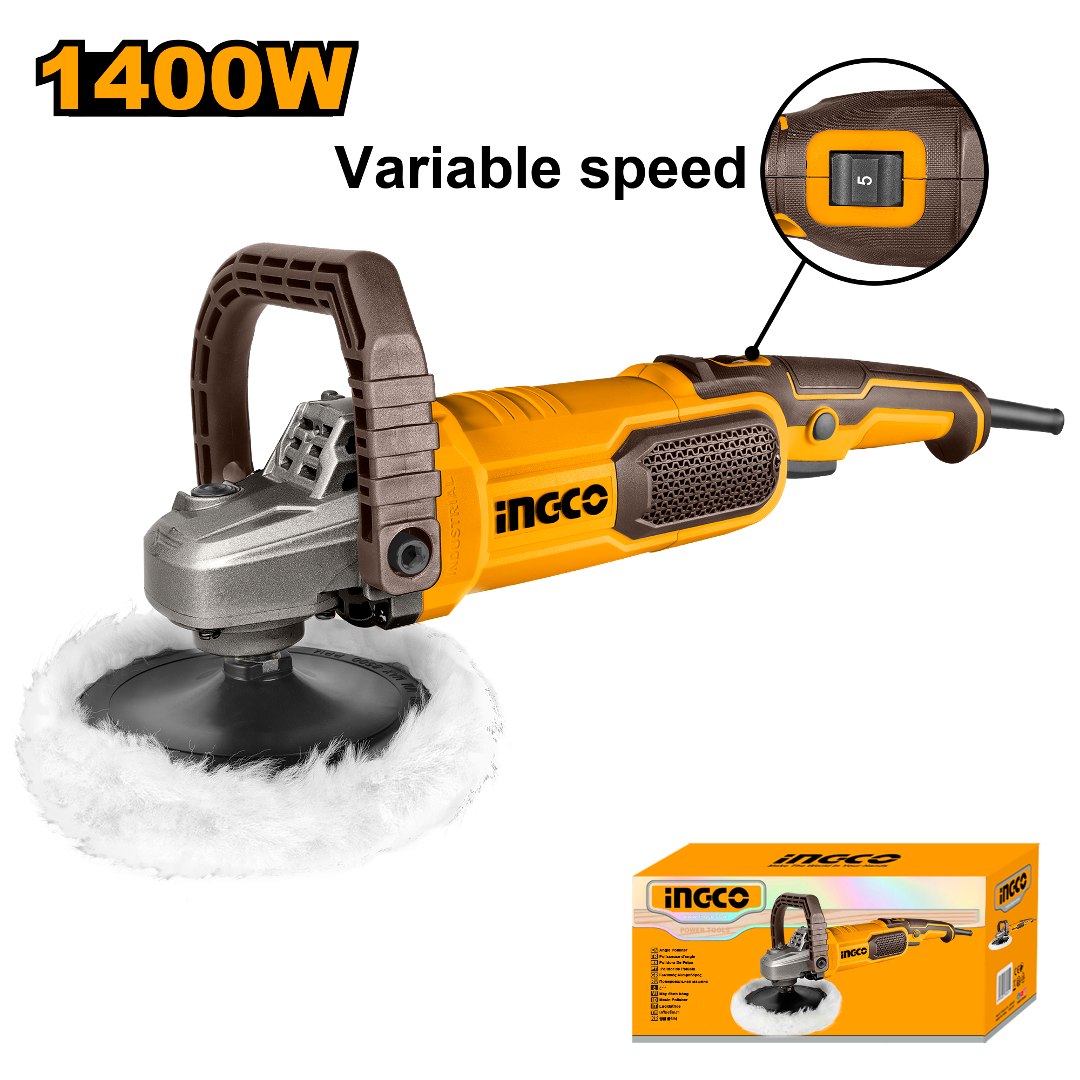 PULIDORA ELECTRICO INDUSTRIAL 1400W/180MM INGCO (AP140016)