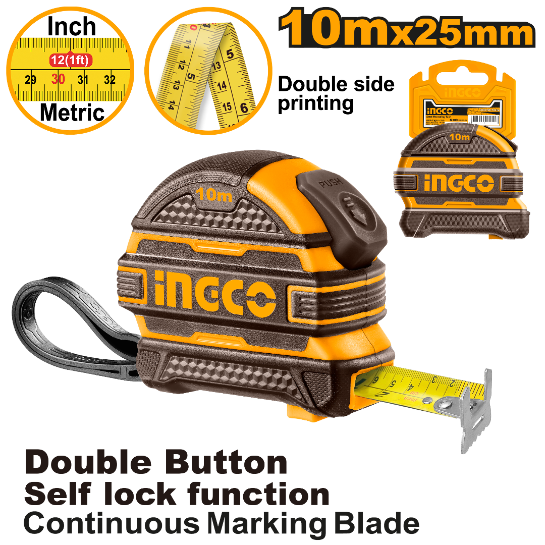 HUINCHA METRICA 25MMX10 INGCO (HSMT081025)