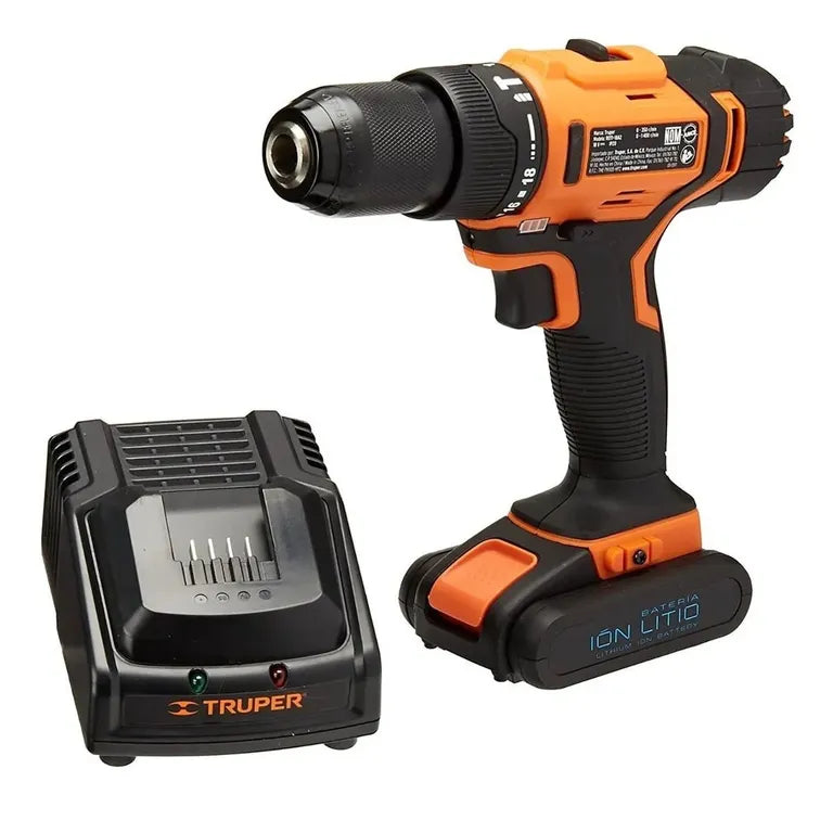 TALADRO INALAMBRICO ROTACION Y PERCUSION TRUPER 1/2´´ 18V (ROTI-18A2-2)
