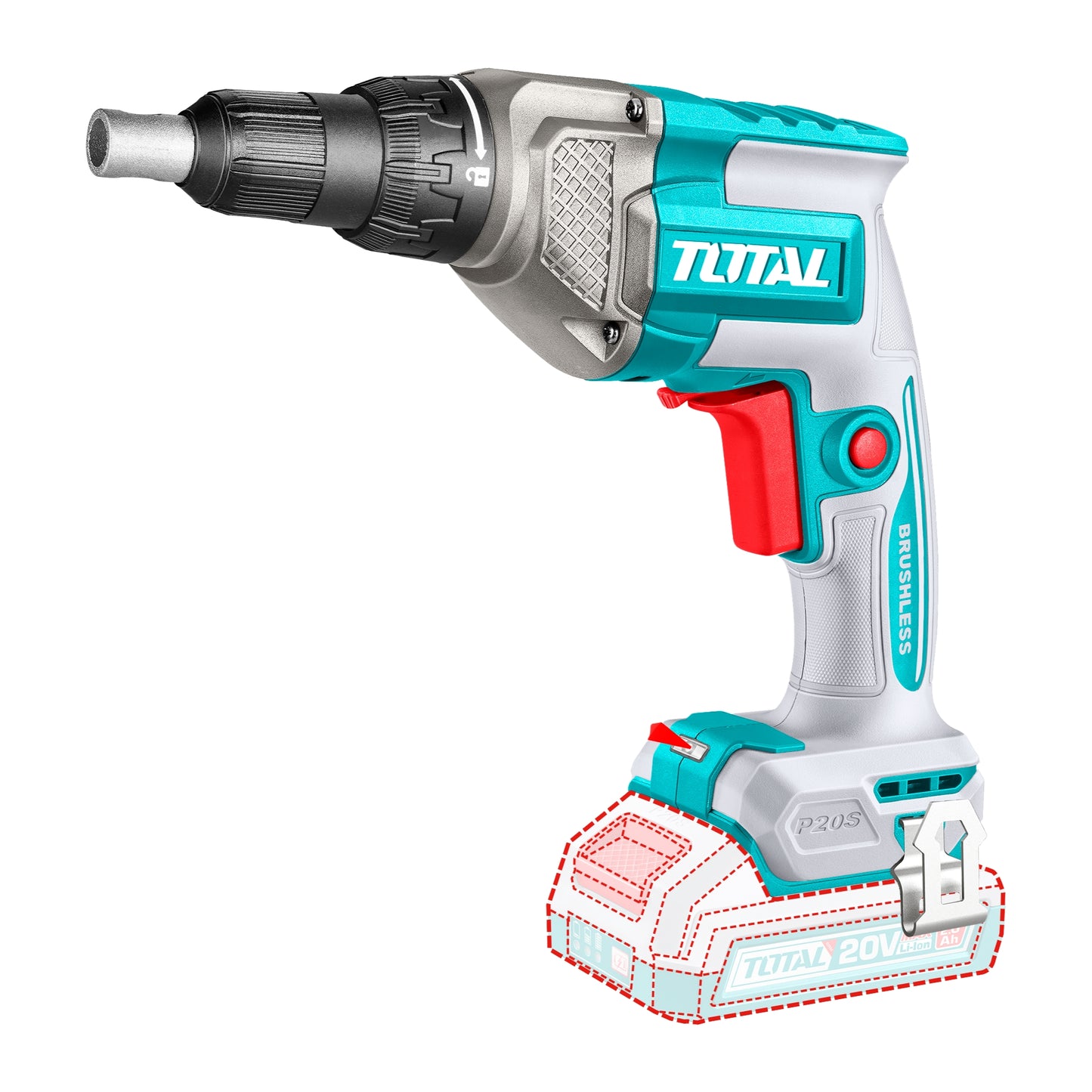 ATORNILLADOR DRYWALL INALAMBRICO 20V TOT (TDSLI20428)