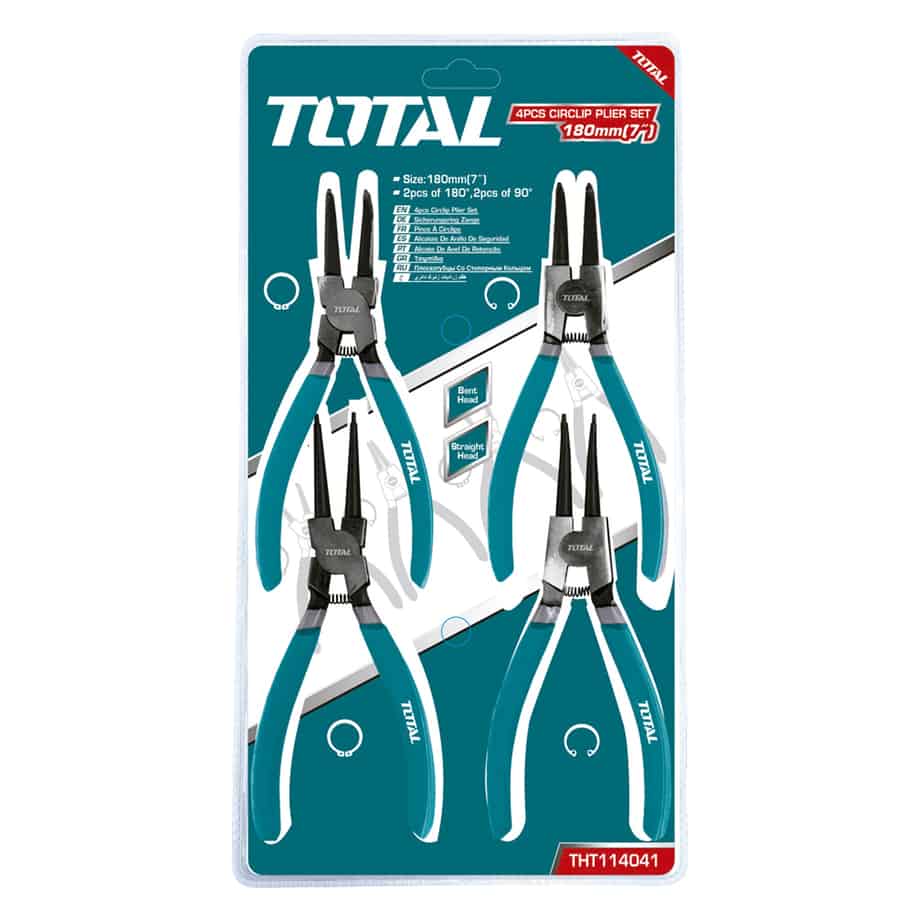 SET ALICATES SACA SEGUROS 4 PIEZAS TOTAL (THT114041)