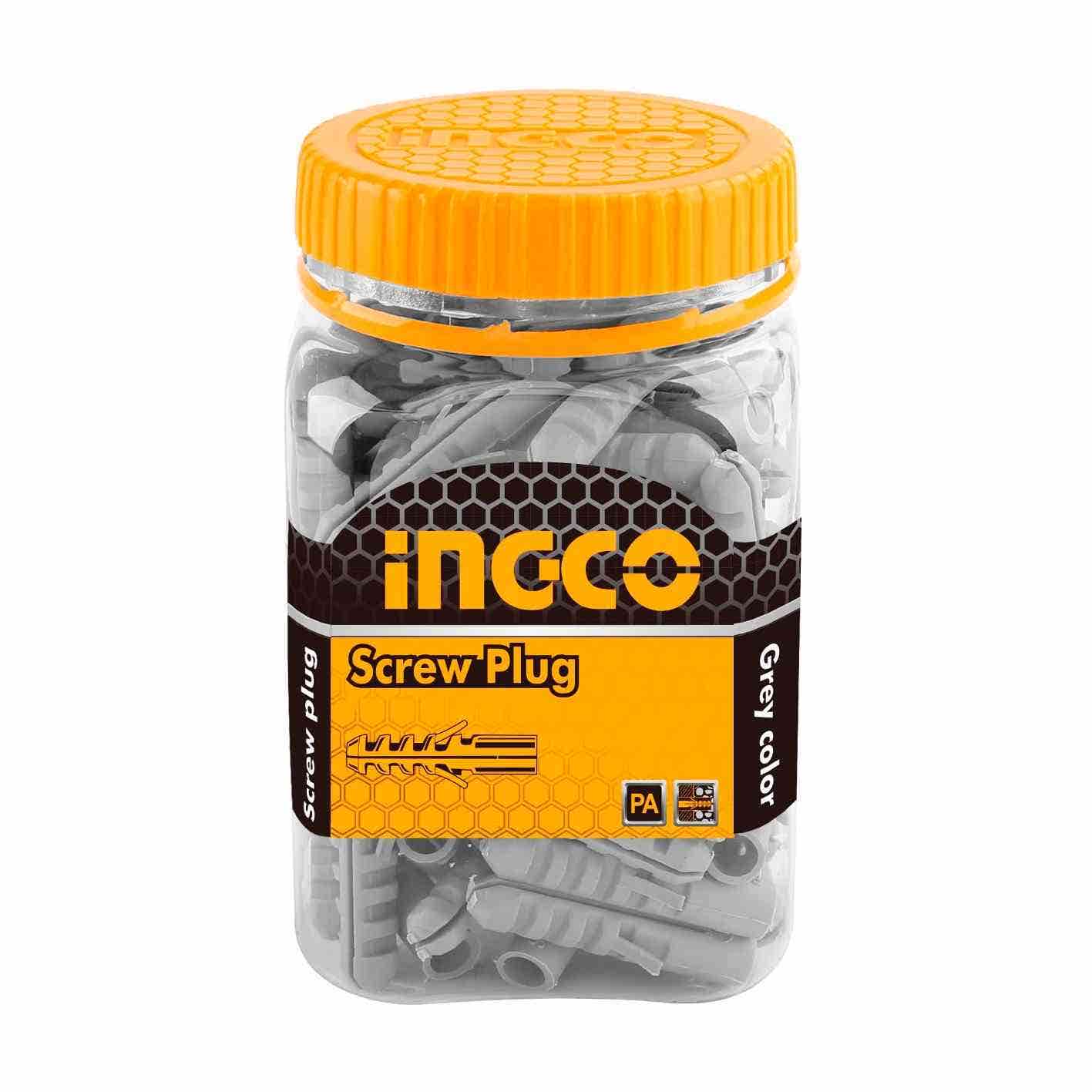 TARUGO PLASTICO 6X30MM 200UNID INGCO (HWSP0603011)