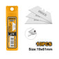 HOJA PARA CUCHILLO CARTONERO 61X19MM INGCO (HUKB61001)