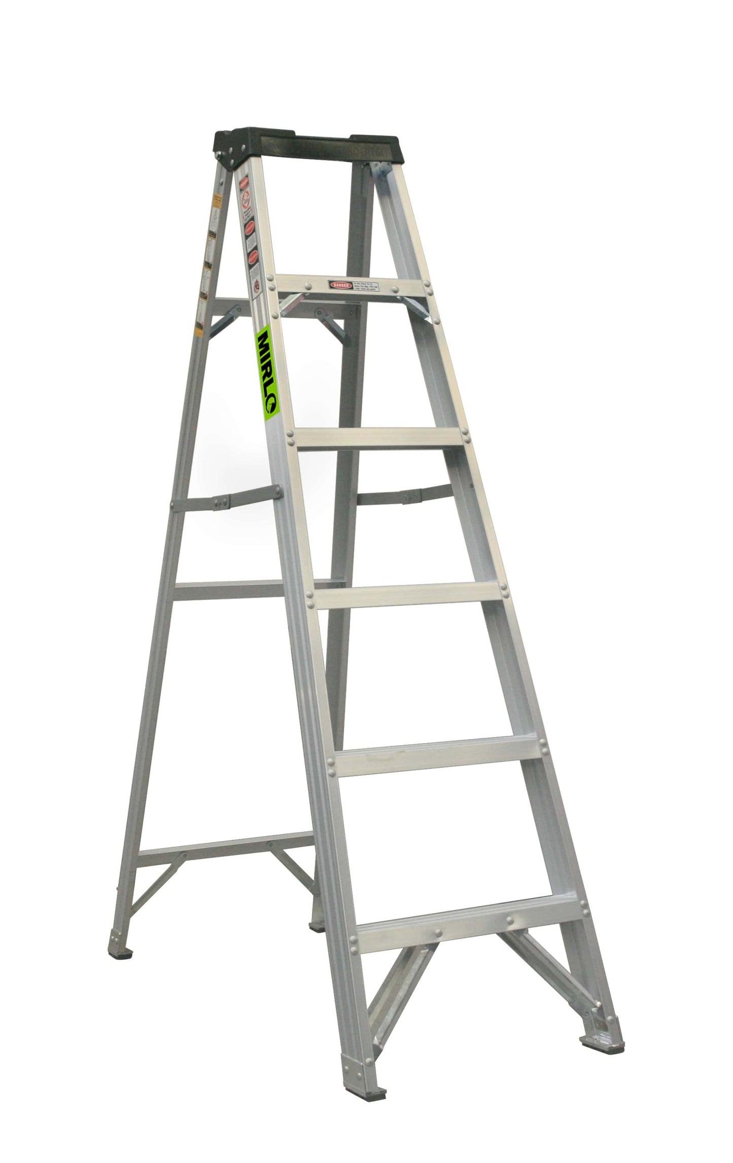ESCALERA MIRLO DE TIJERA ALUMINIO 150KG 6 ESCALONES (XG-106B6A)