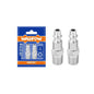 SET CONECTOR RAPIDO NEUMATICO TIPO USA HEMBRA 2 PIEZAS 1/4'' WADFOW (WQP2971)