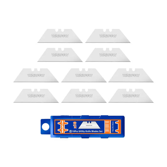 SET HOJAS CUCHILLO CARTONERO 10 PIEZAS 61X19MM WADFOW (WMK1K61)