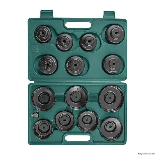JUEGO DE LLAVES SACA FILTRO DE ACEITE JONNESWAY 16 PIEZAS (AI050004B)