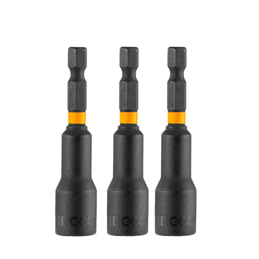 DADO HEXAGONAL MAGNETICO 3 PIEZAS 8MM-1/4'' INGCO (AMN0831)