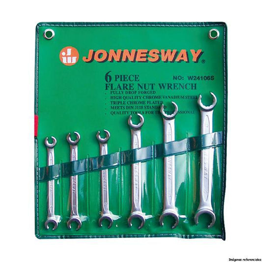JUEGO de LLAVES NIPLERA 8-19mm 6 PZS. W JONNESWAY (W24106S)