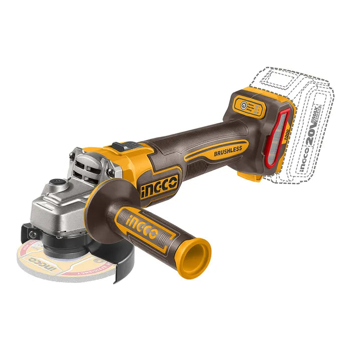 ESMERIL BL C/HM 20V 115MM 4 1/2´´  +BAT 4AH+CARGADOR (CAGLI2111561)