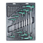 JUEGO DE LLAVES HEXAGONALES JONNESWAY PUNTA Y BOLA 9pcs (H20MB10375)