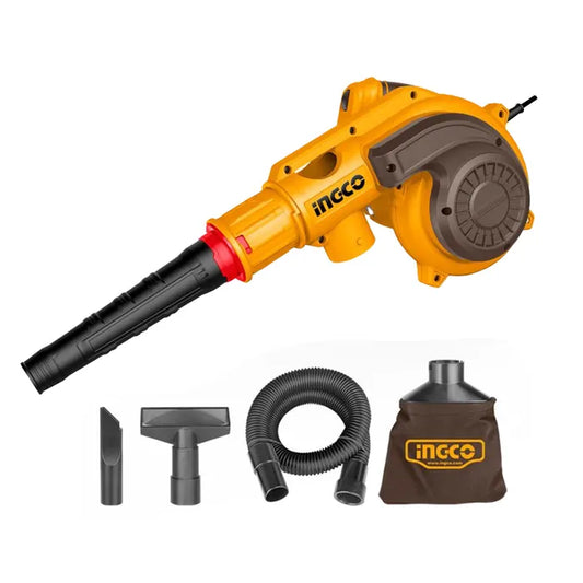 SOPLADOR/ASPIRADOR INDUSTRIAL ELECTRICO VEL/REG 800W 4,5M³/MIN INGCO (AB8038)