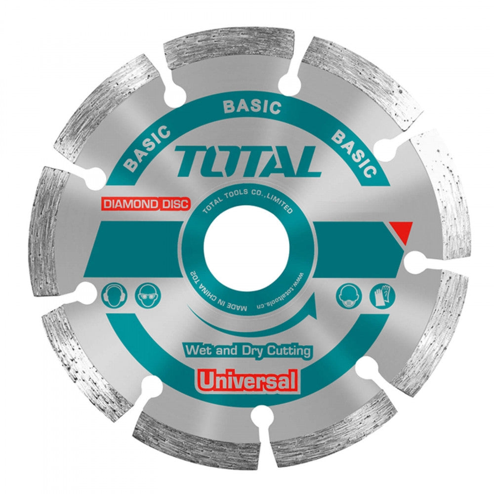 DISCO DIAMANTADO EN SECO TOTAL 4 1/2´´ X 7.5MM UNIVERSAL (TAC2111153)