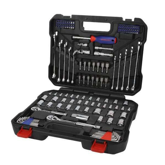 JUEGO DE HTA LLAVES Y DADOS WORKPRO 145 PIEZAS (W003046)