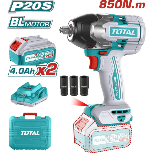 KIT PISTOLA CALOR + LLAVE DE IMPACTO 850 NM INA (TOSLI240489)