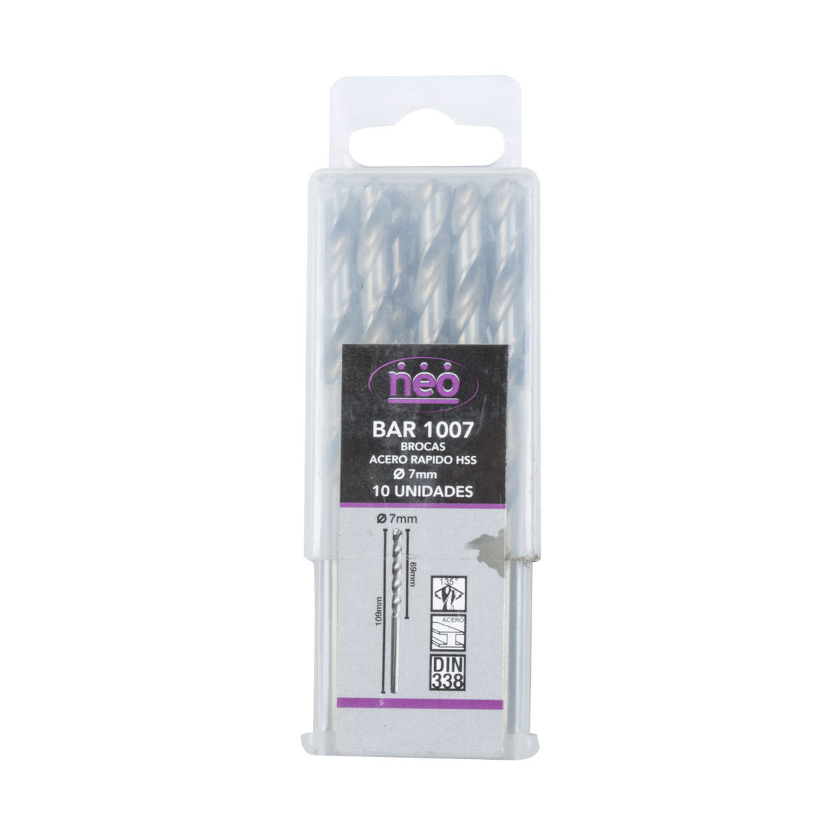 BROCAS DE ACERO RAPIDO NEO 4.0mm (BAR 1135)