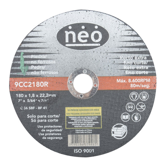 DISCO DE CORTE NEO 7´´ PIEDRA (9CC2180R)