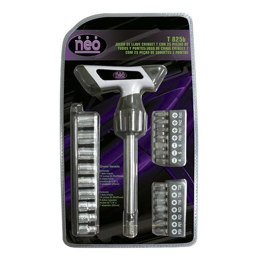 JUEGO DE LLAVES CRIQUET NEO 25 PIEZAS (T 825B)