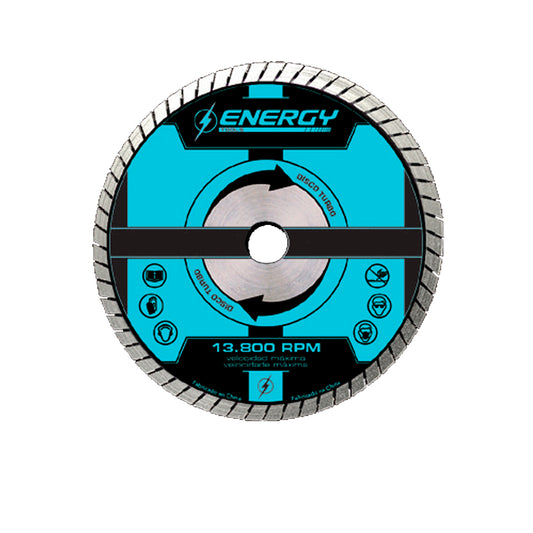 DISCO DIAMANTADO TURBO 4 1/2* (DDT 115/1)  ENERGY
