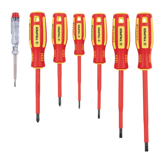 DESTORNILLADOR DIELECTRICO TRUPER 6 UN. (DTJ-7D)