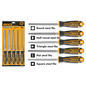 SET DE LIMATONES PARA METAL 5 PIEZAS INGCO (HKTFS0508)