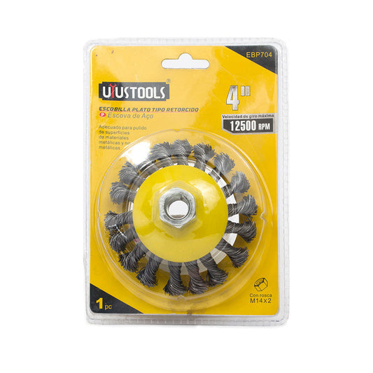 GRATA PLATO TRENZADA 4 M14 UYUSTOOLS  (EBP704)