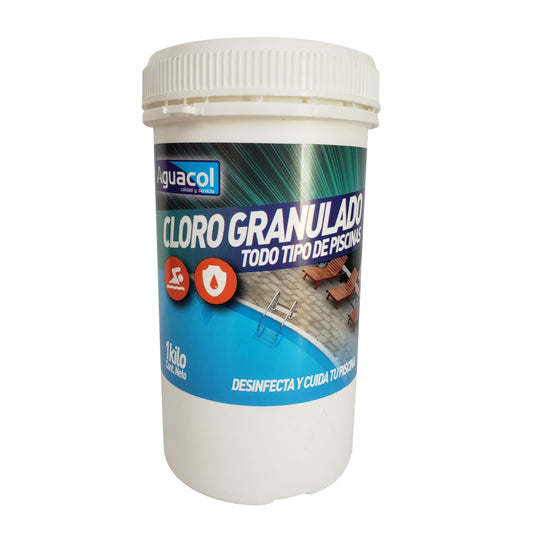 CLORO GRANULADO AGUACOL 60% 1 KG.