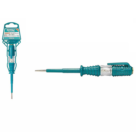 DESTORNILLADOR TEST ELECTRICO TOTAL 100 A 500V 14CM (THT291408)