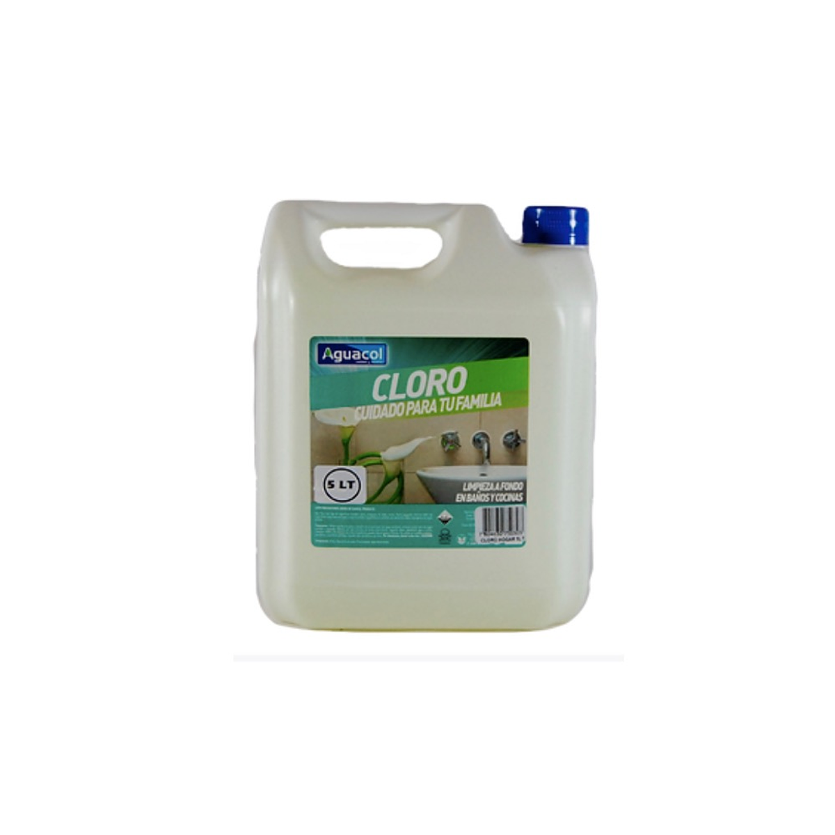 CLORO HOGAR AGUACOL B-5 LTS.