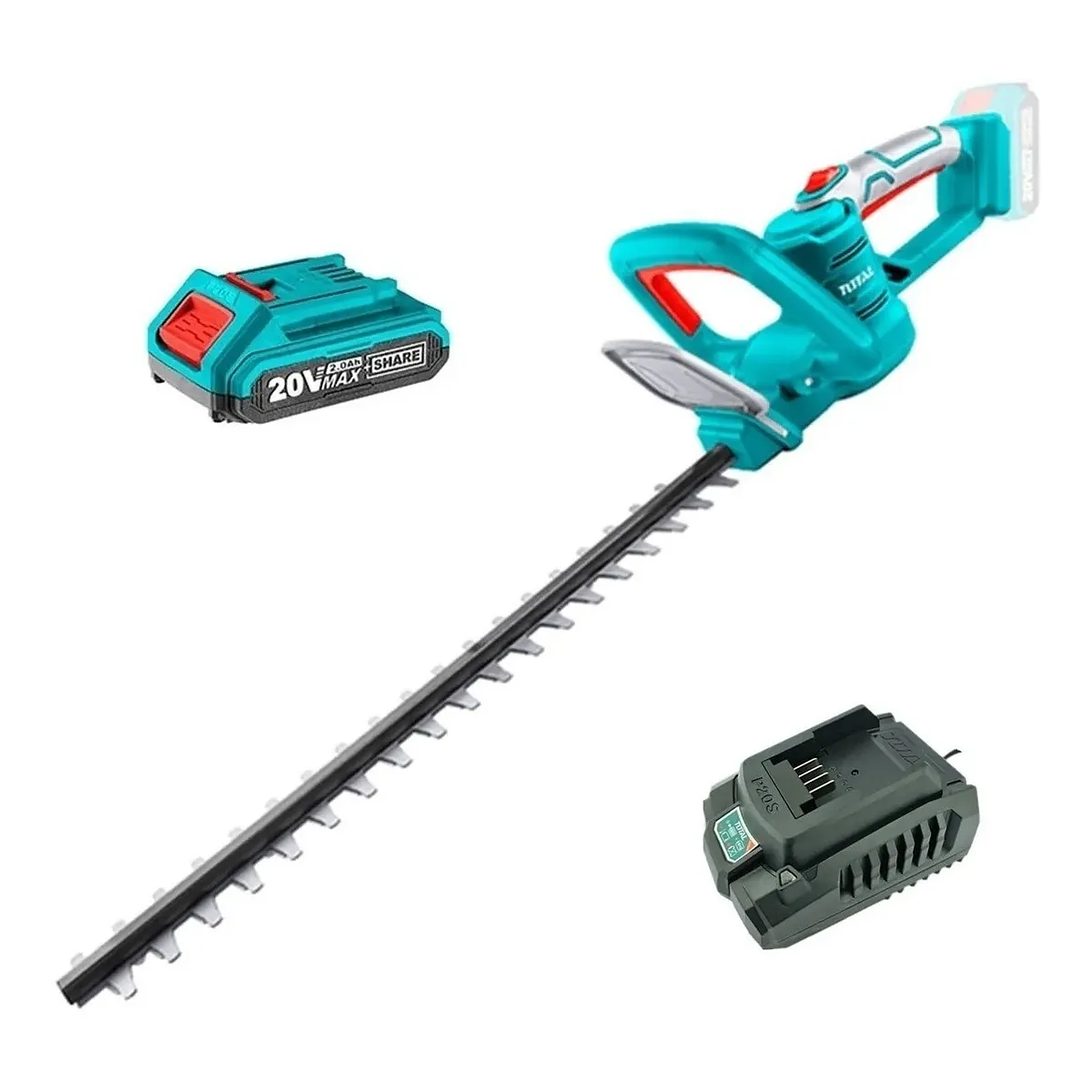 CORTASETOS INALAMBRICO 20V + C/BAT 2AH + C/CARG RAPIDO (THTLI20461)