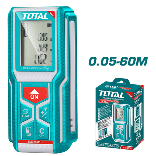 MEDIDOR LASER TOTAL 0.05 A 60 MTS. (TMT56016)
