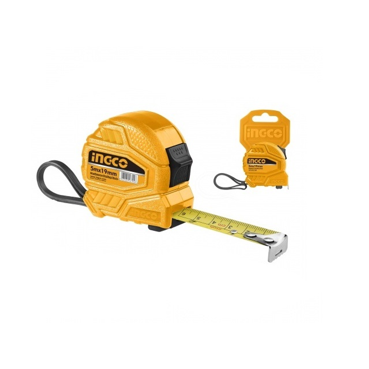 HUINCHA - CINTA METRICA 19MMX5M INGCO (HSMT26519)