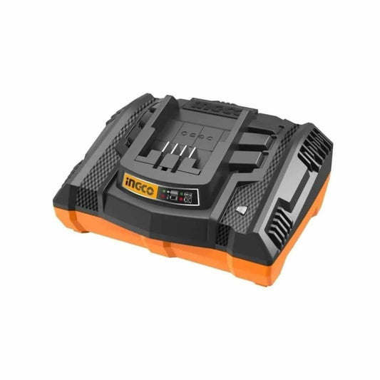 CARGADOR RAPIDO INTELIGENTE INGCO PARA BATERIA 20V 2/4AH (FCLI2003)
