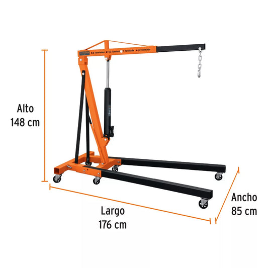GRUA PLUMA PLEGABLE NYA 2 TON. (NYA-T32002)