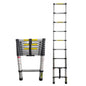 ESCALERA TELESCOPICA PLEGABLE ALUMINIO 150KG 2,6M 9 PELDAÑOS MIRLO (JZ260)