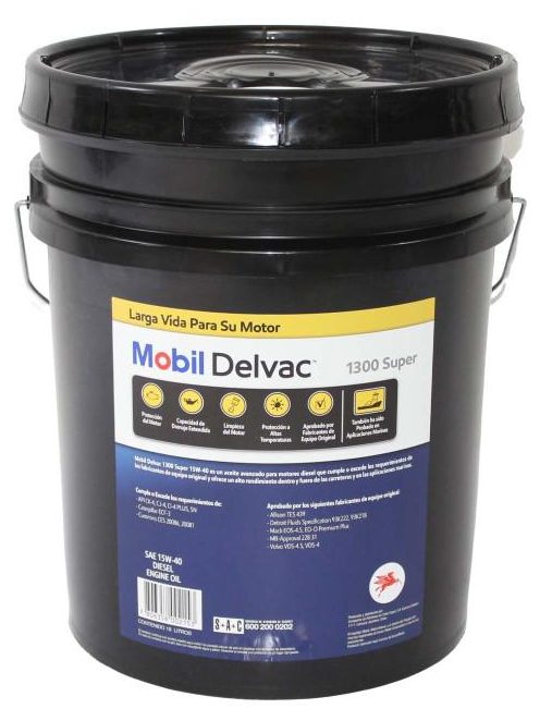 MOBIL DELVAC 5W-40 B-19 LTS.