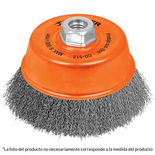 GRATA COPA ESM.ALAMB.ONDULADO FINO 5'' (CO-512M)