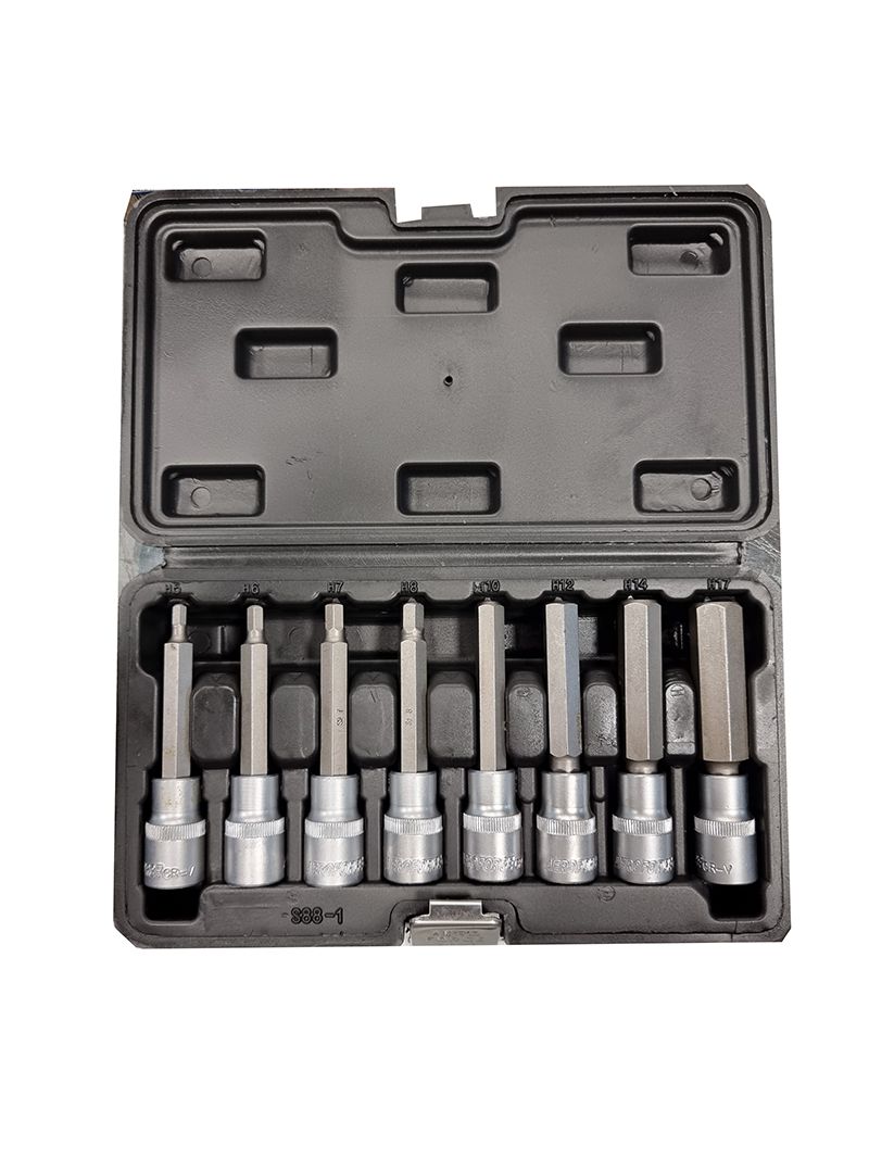 JUEGO DE DADOS ALLEN 1/2´´ 8 PIEZAS (5180206)