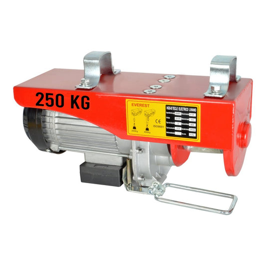 TECLE ELECTRICO EVEREST 125/250KG 530W ALZADA 12 MTS. (PA250)