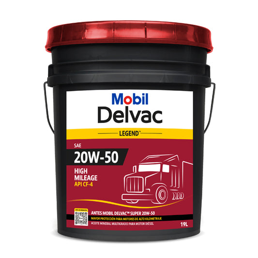 MOBIL LEGEND HIGH MILEA 20W-50 B-19 LTS.