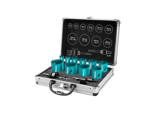 SET SIERRA COPA BI-METALICA TOTAL 12 PCS (TACSH1121)