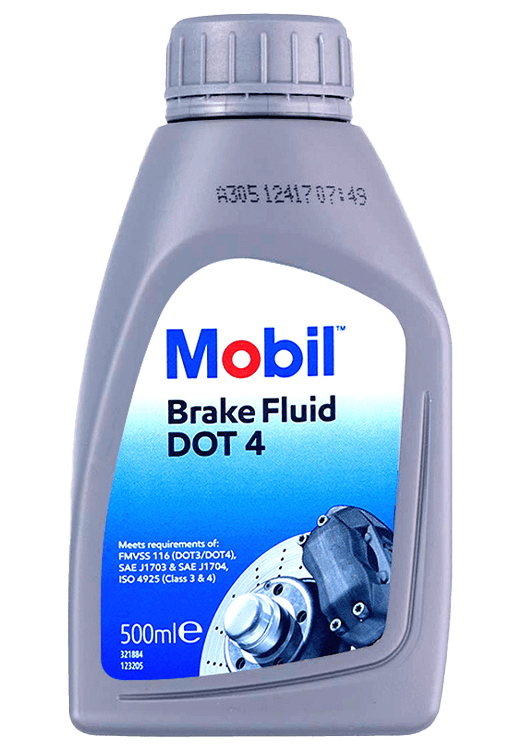 MOBIL BRAKE FLUID DOT-4 355 ML.