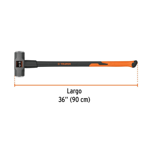 COMBO OCTOGONAL 12 LBS M/FIBRA   (MD-12F)