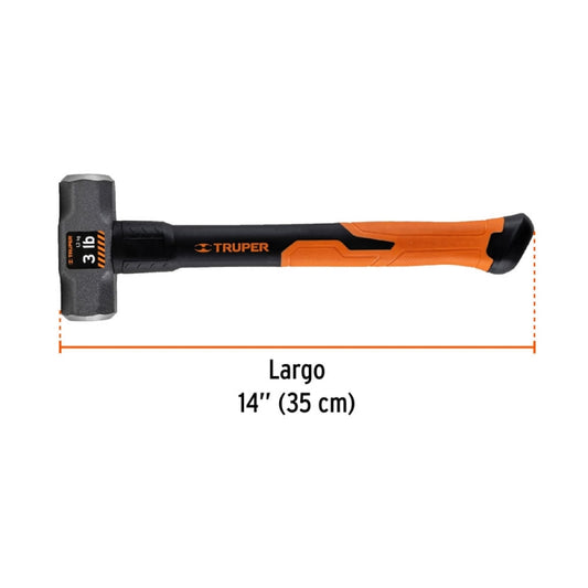COMBO OCTAGONAL 3 LBS. TRUPER (MD-3F)
