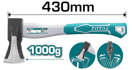 HACHA TOTAL 1000GRS - M/FIBRA (THT798016)