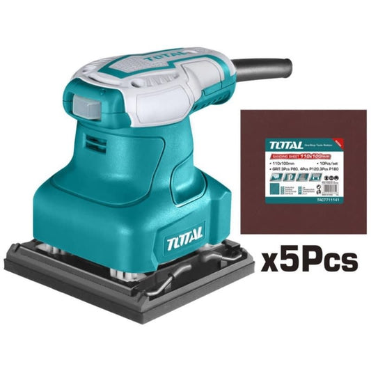 LIJADORA ELECTRICA TOTAL 240W 14000RPM 110MM X 100MM (TF2231106)