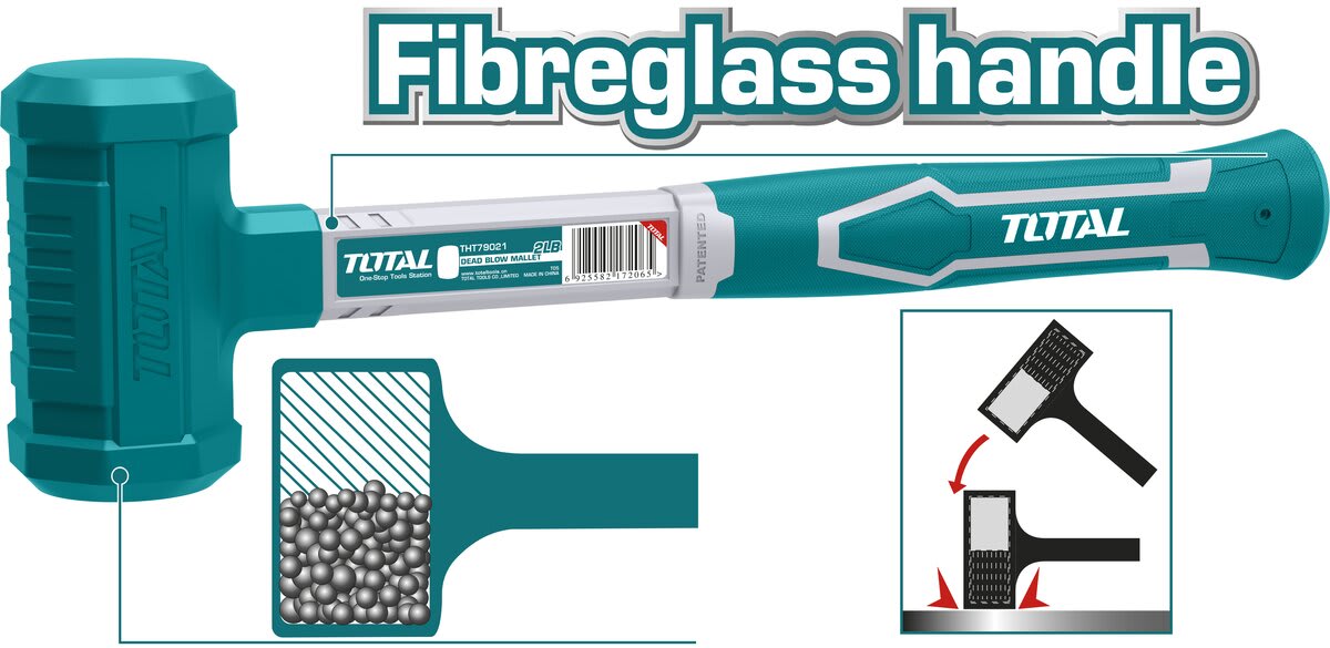 MAZO ANTIREBOTE 2 LB TOTAL (THT79021)