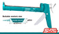PISTOLA CALAFATERA TOTAL 9´´ (THT20209)